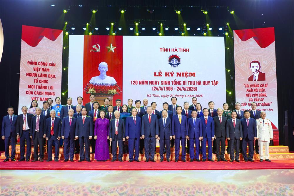 Hà Tĩnh: Tổ chức trọng thể Lễ kỷ niệm 120 năm Ngày sinh Tổng Bí thư Hà Huy Tập