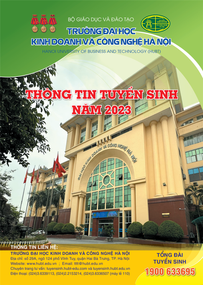 Trường Đại học Kinh doanh và Công nghệ Hà Nội tuyển sinh năm 2023 