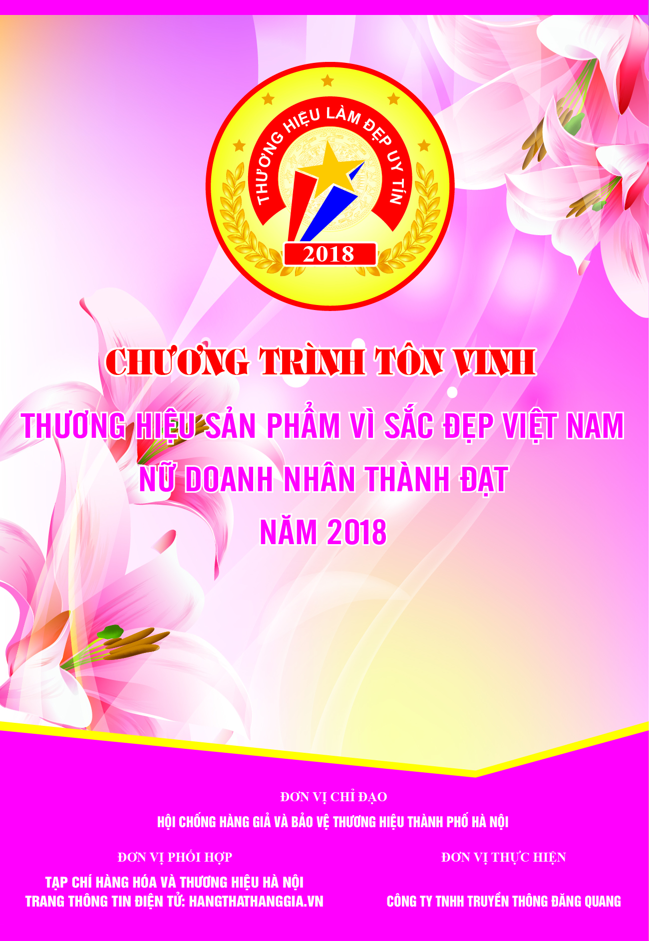 CHƯƠNG TRÌNH TÔN VINH 
