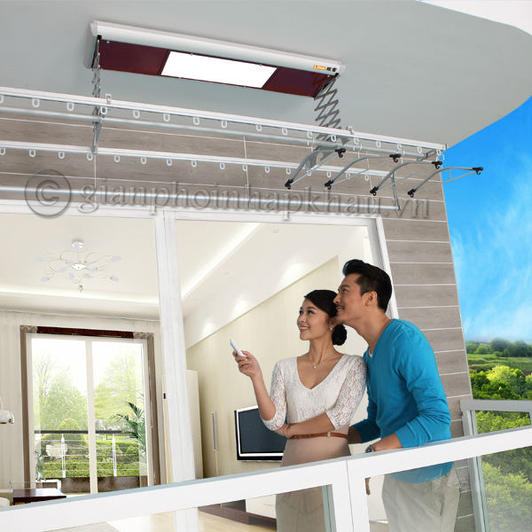 giàn phơi điều khiển từ xa