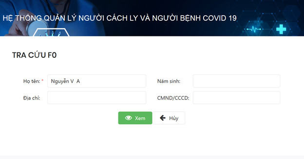 Tích hợp ứng dụng “Tra cứu thông tin Covid – 19” giúp cập nhật tình hình điều trị, cách ly của người thân 